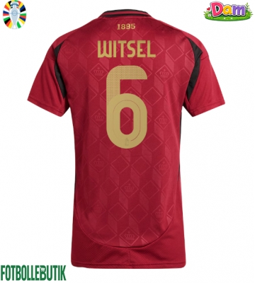 Belgien Axel Witsel #6 Hemmatröja Kvinnor EM 2024 Kortärmad